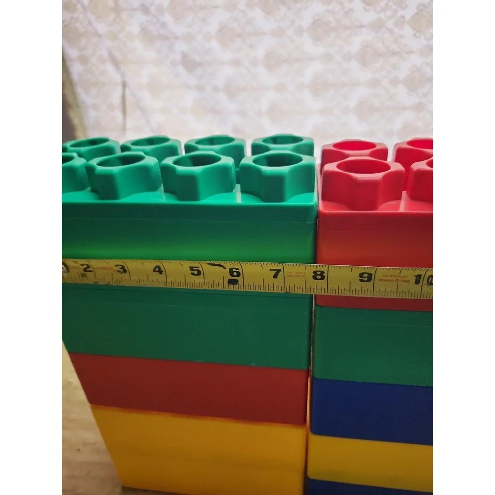 Vintage Lot of 11 LEGO  Jumbo Bricks